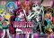 Часы настенные стеклянные "Monster High" детские