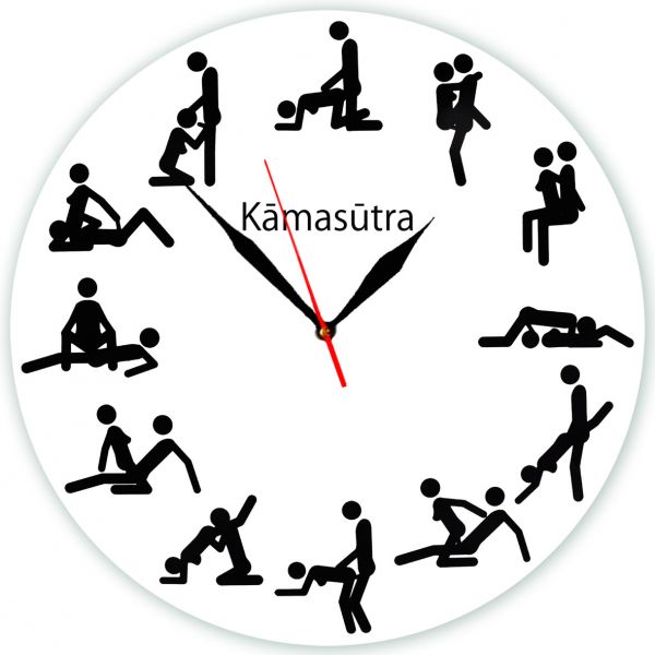 Настенные часы "Камасутра"