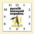 Настінний годинник з патріотичним написом