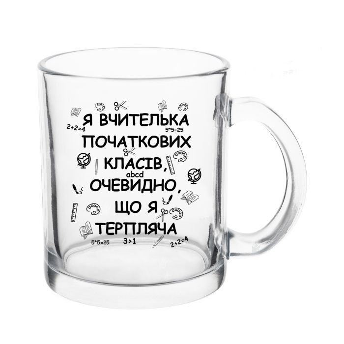 Мила прозора чашка для закоханих з котиками